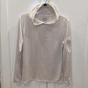 3OA hooded top white beach outdoor